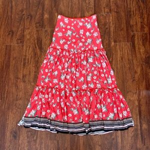 Love, Fire Boho Maxi Skirt w/side Slits🌺